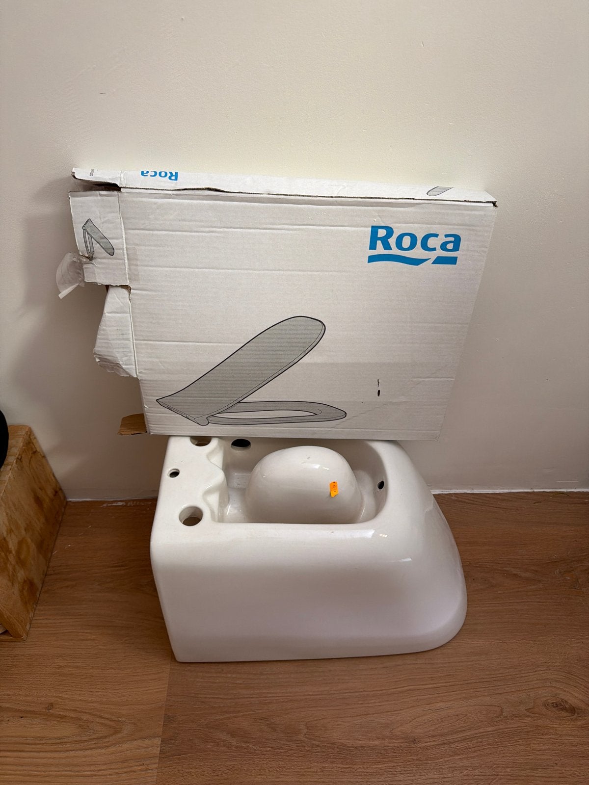 Roca WC-pot en WC-bril, Doe-het-zelf en Verbouw, Sanitair, Ophalen, Nieuw, Toilet