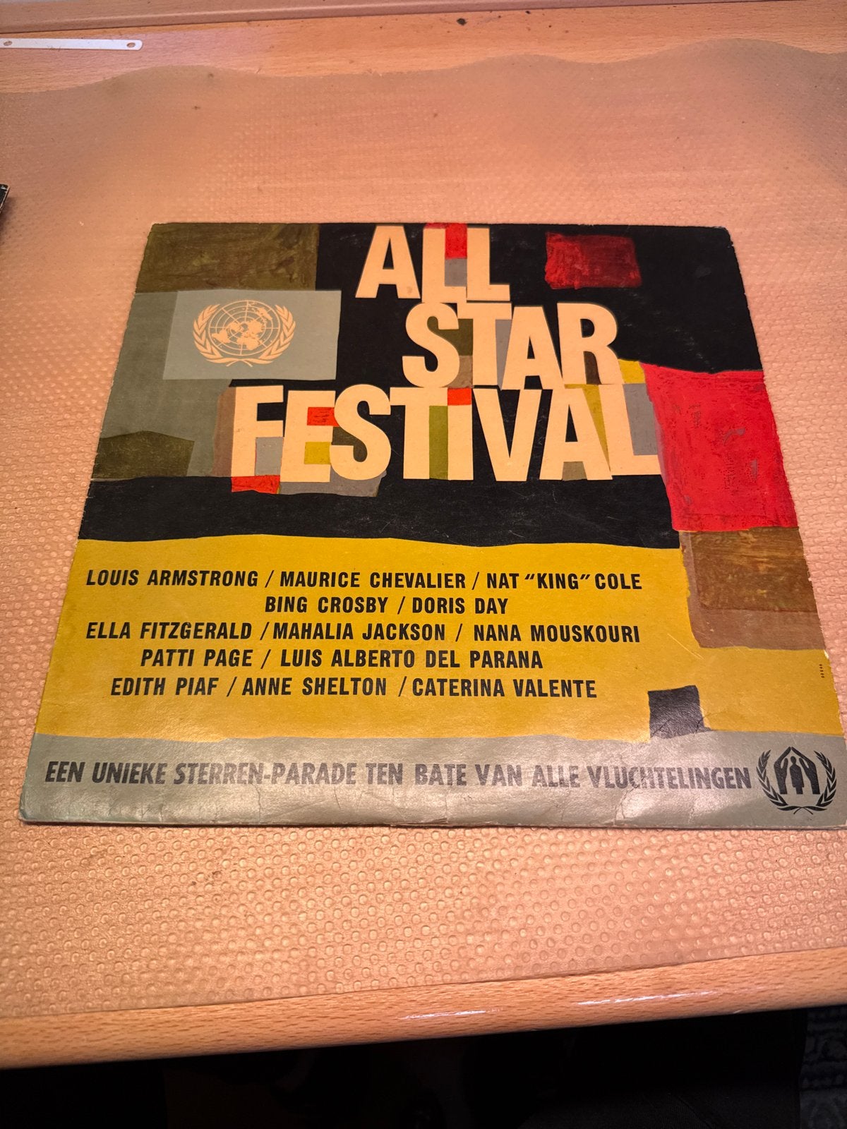 All Star Festival LP - Louis Armstrong, Ella Fitzgerald, Ophalen, LP, Gebruikt, Pop