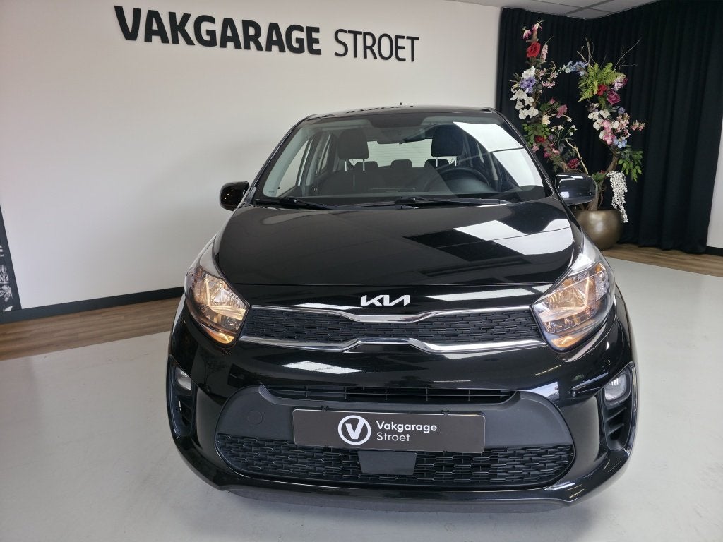 Kia Picanto 1.0 DPi Comf.L | cruise | ac | zwart LMV | BT |, Voorwielaandrijving, Stof, Gebruikt, Start-stop-systeem