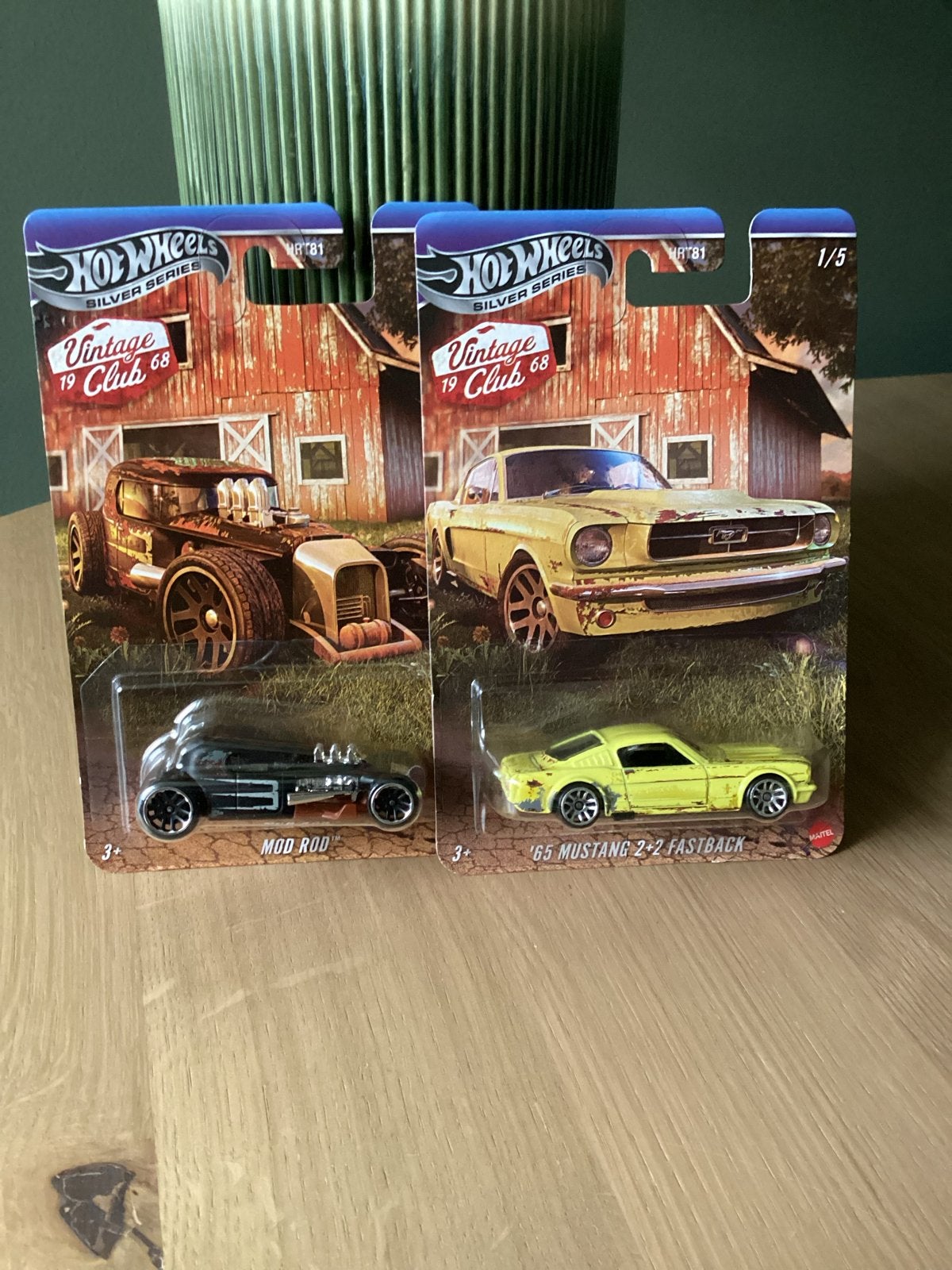 Hot Wheels Silver Series Vintage 19 Club '68 Set, Overige merken, 1:50 of kleiner, Auto, Nieuw