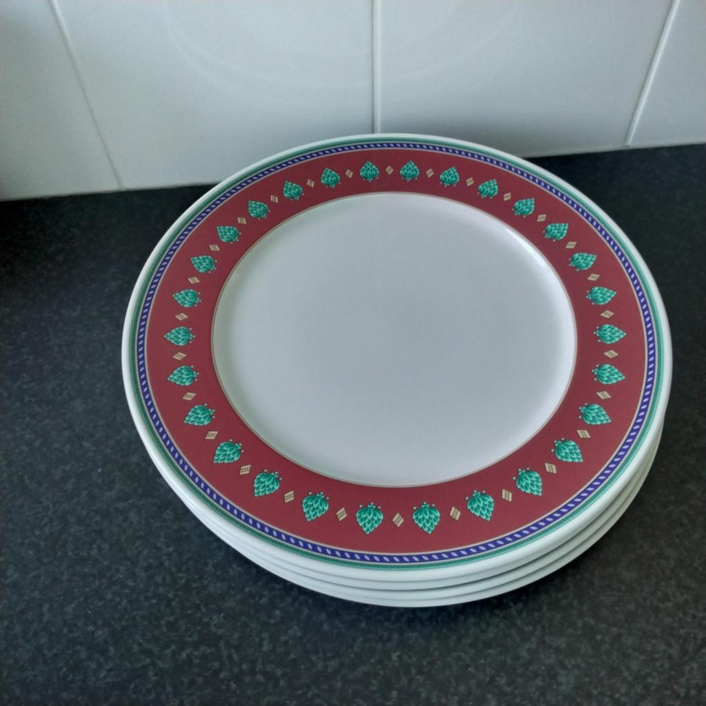 Hutschenreuther  vivo camao  4 dinerborden, Huis en Inrichting, Keuken | Servies, Ophalen of Verzenden, Overige stijlen, Bord(en)