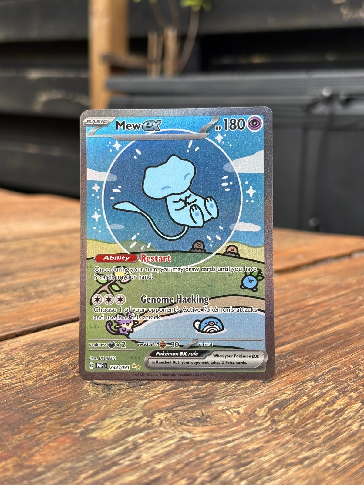Pokemon Mew ex 232/091 – Bubble Mew – Paldean Fates, Ophalen, Zo goed als nieuw