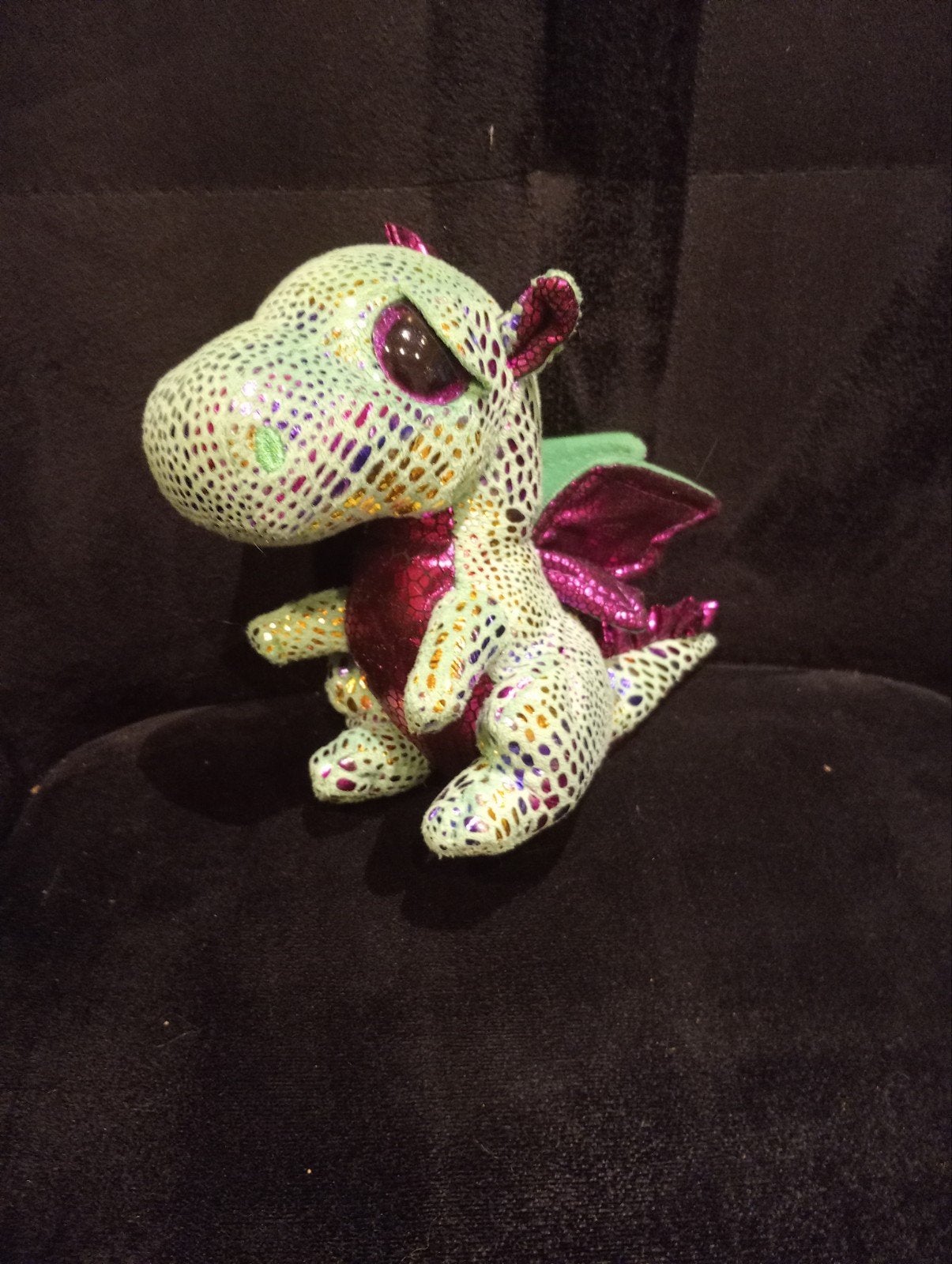 Schattige draak knuffel met glimmende details, Kinderen en Baby's, Speelgoed | Knuffels en Pluche, Overige merken, Overige karakters