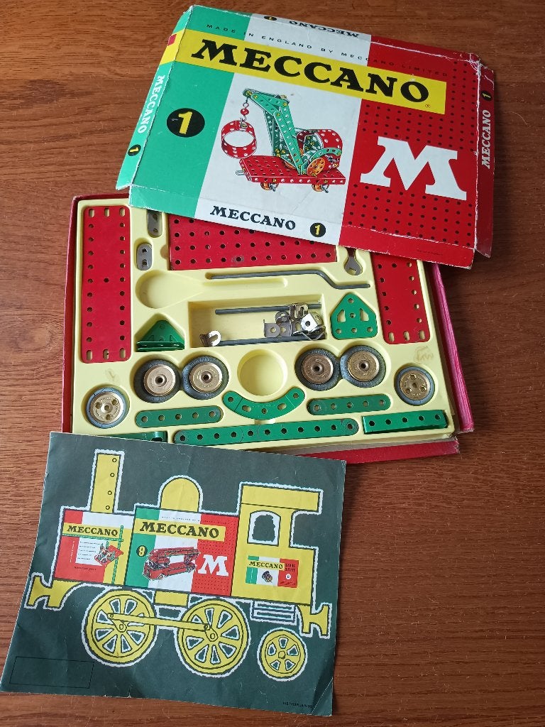 originele doos Meccano nr. met folder jrg. 1964, Ophalen of Verzenden, Zo goed als nieuw