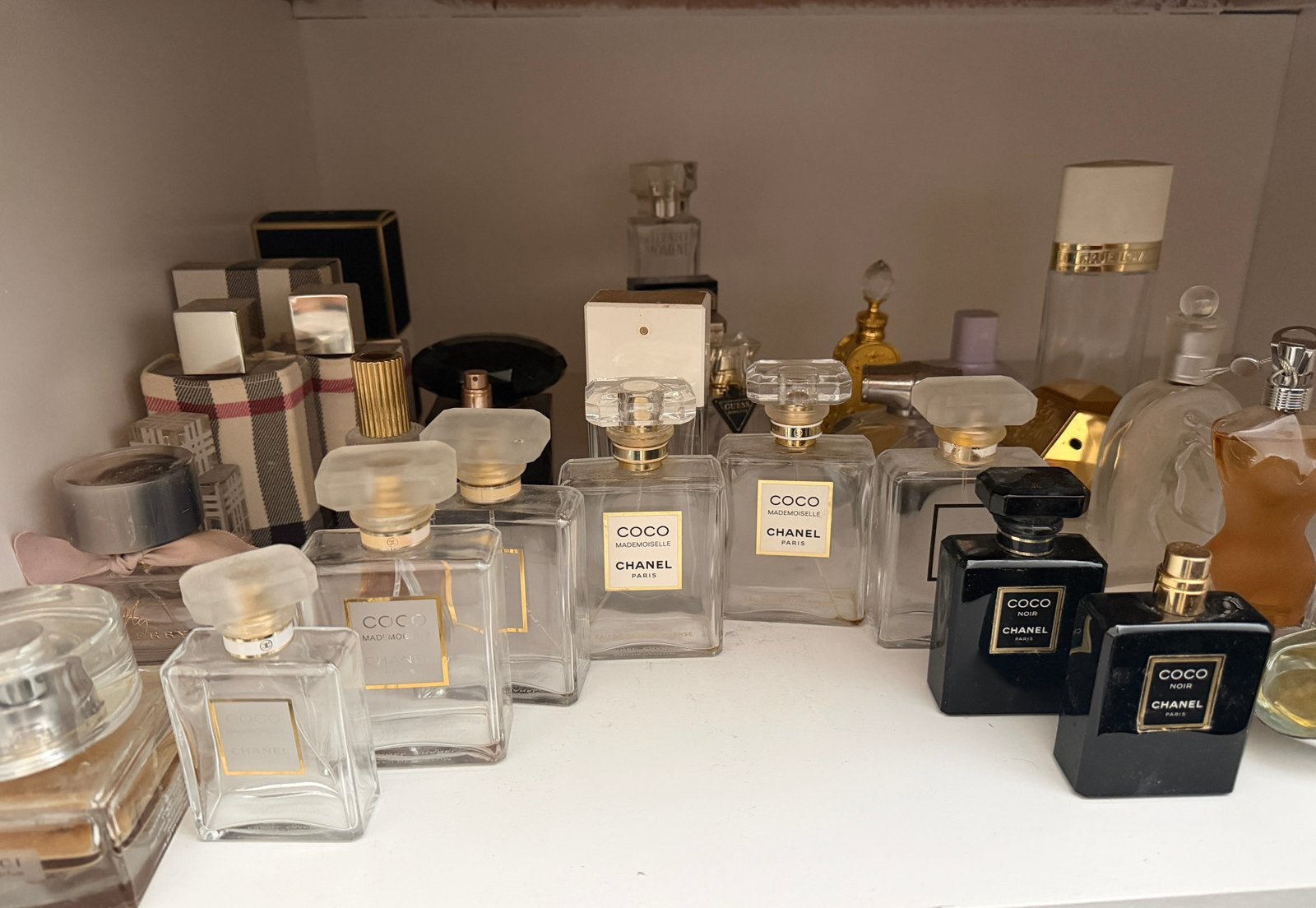 Lege parfumflesjes, Ophalen of Verzenden, Gebruikt, Parfumfles