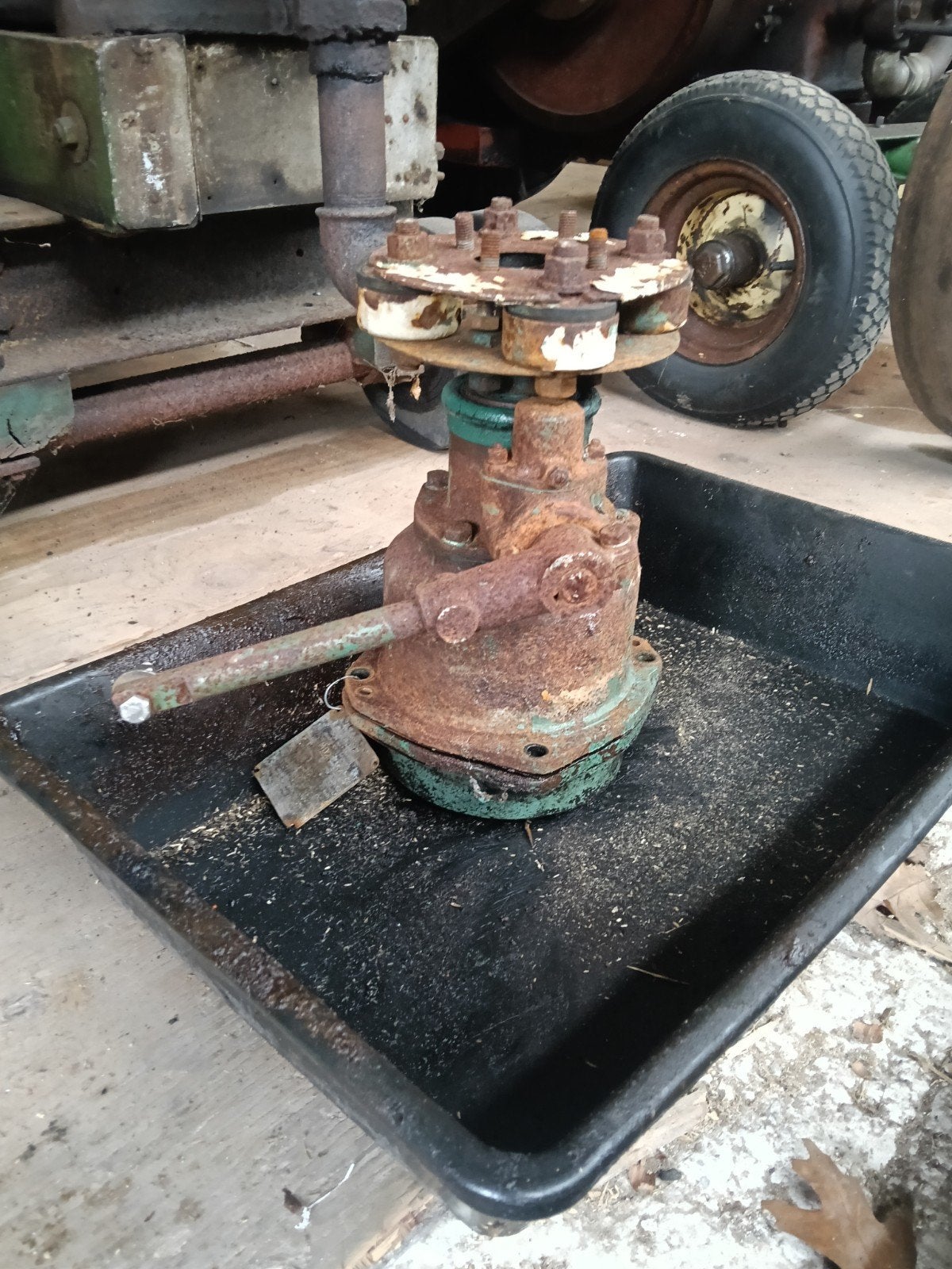 keerkoppeling Volvo Penta, Ophalen