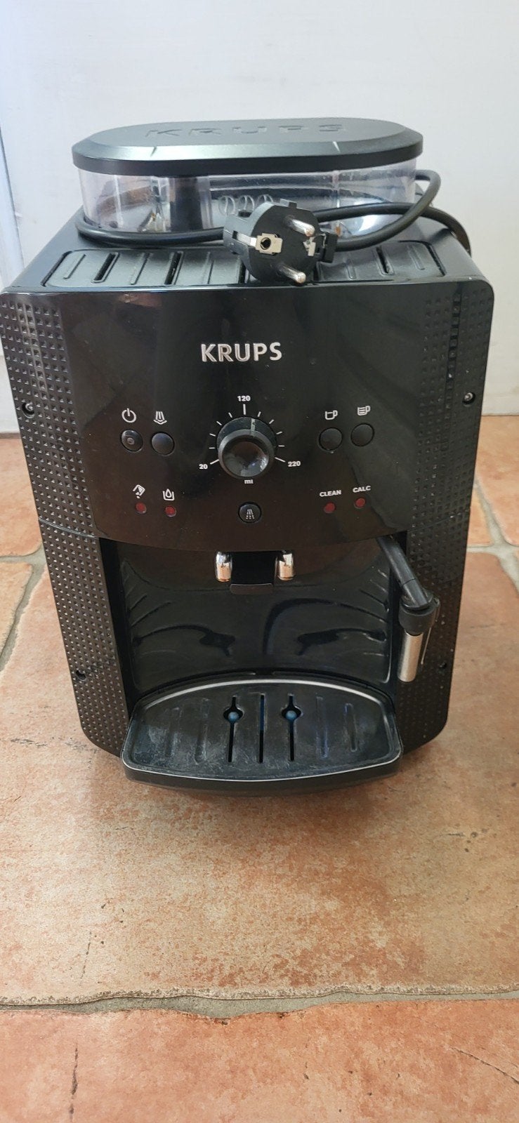 koffieautomaat  krups 8108, Witgoed en Apparatuur, Koffiezetapparaten, Ophalen, Gebruikt, Koffiemachine, Koffiebonen