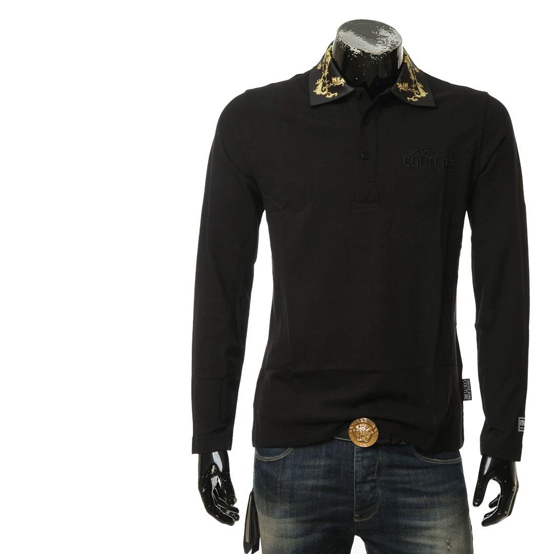 Versace Polo, Kleding | Heren, Ophalen of Verzenden, Nieuw, Maat 46 (S) of kleiner, Zwart