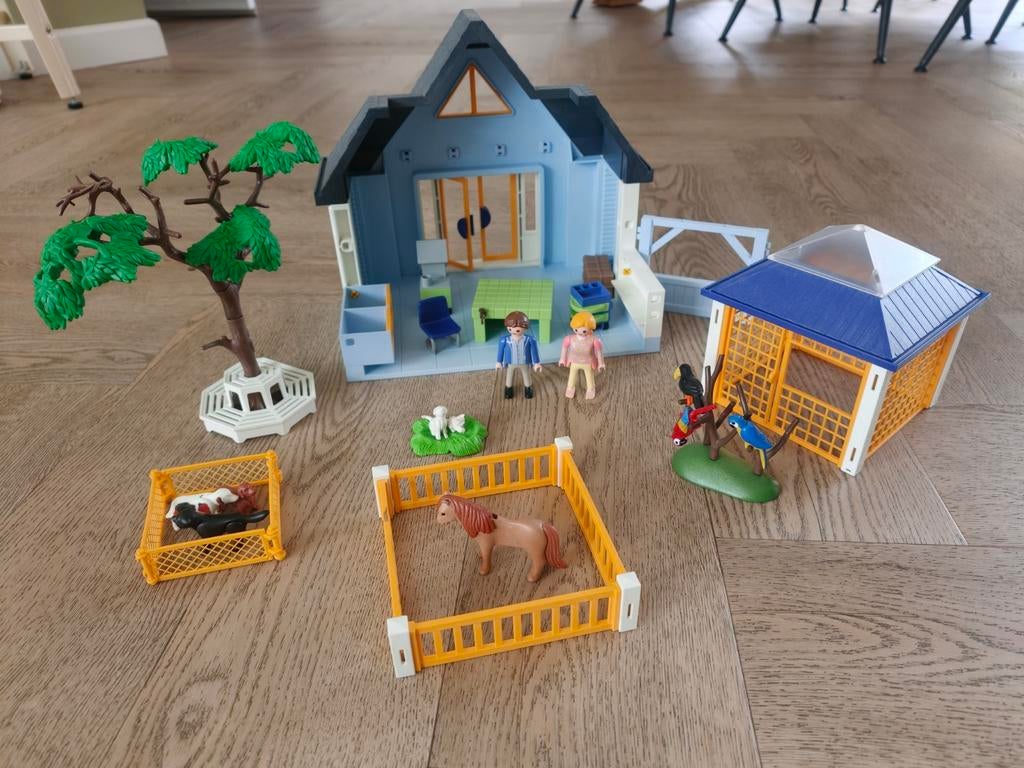 Playmobil Dierenkliniek met Dieren en Figuren, Ophalen of Verzenden, Gebruikt, Jongen of Meisje