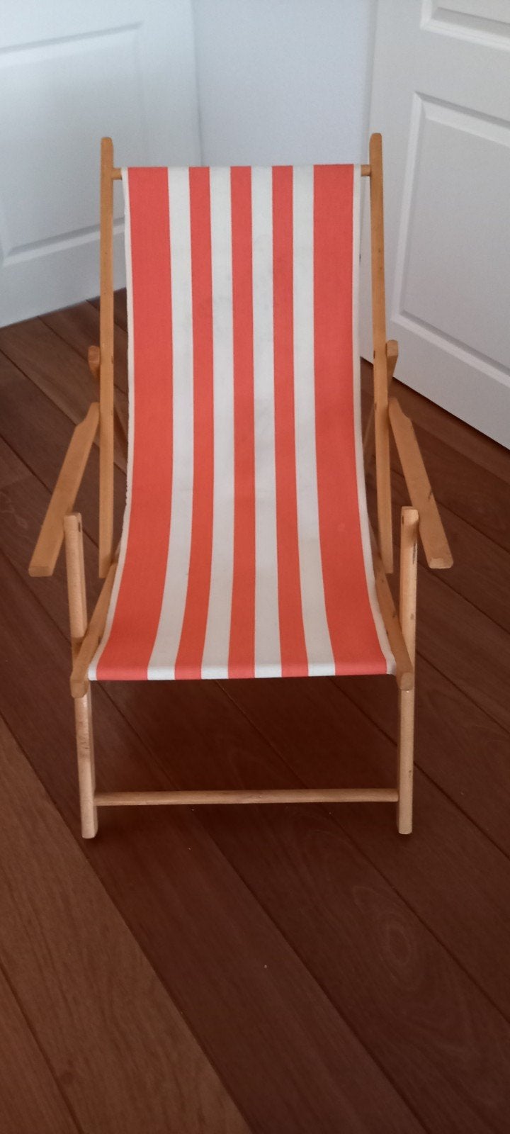retro strandstoel, Tuin en Terras, Ophalen, Gebruikt, Hout