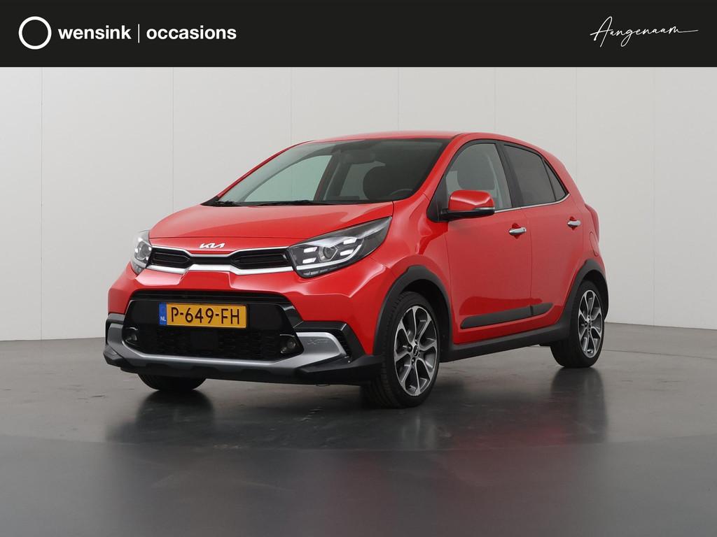 Kia Picanto 1.0 T-GDi X-Line 5p | Lederen Bekleding | Stoel/, Auto's, Voorwielaandrijving, Automatische klimaatregeling, 101 pk