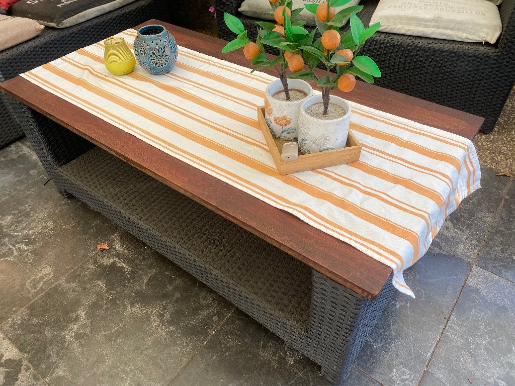 Lounge/tuinset, incl. Kleurrijke kussens, Ophalen, 5 zitplaatsen, Kunststof, Gebruikt