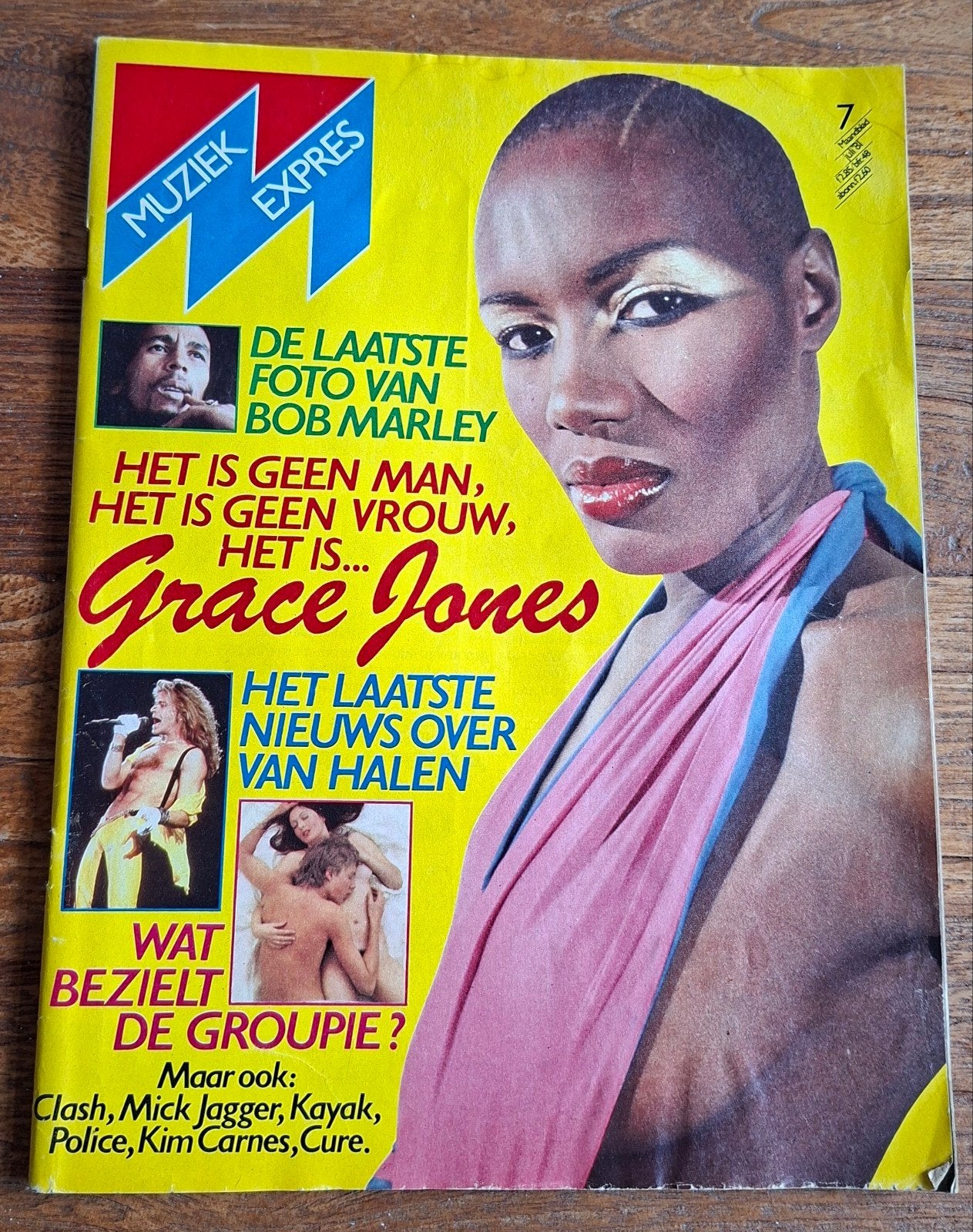 Muziek Expres Juli 1981 ( Compleet) Vintage, Ophalen of Verzenden, 1980 tot heden, Tijdschrift