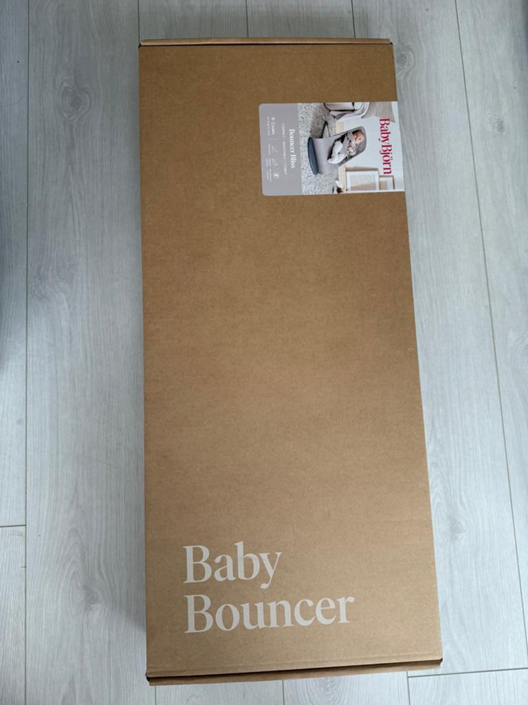 BabyBjörn Bliss Wipstoel Zandgrijs  , Nieuw in doos, Overige merken, Verstelbaar, Nieuw, Wipstoel