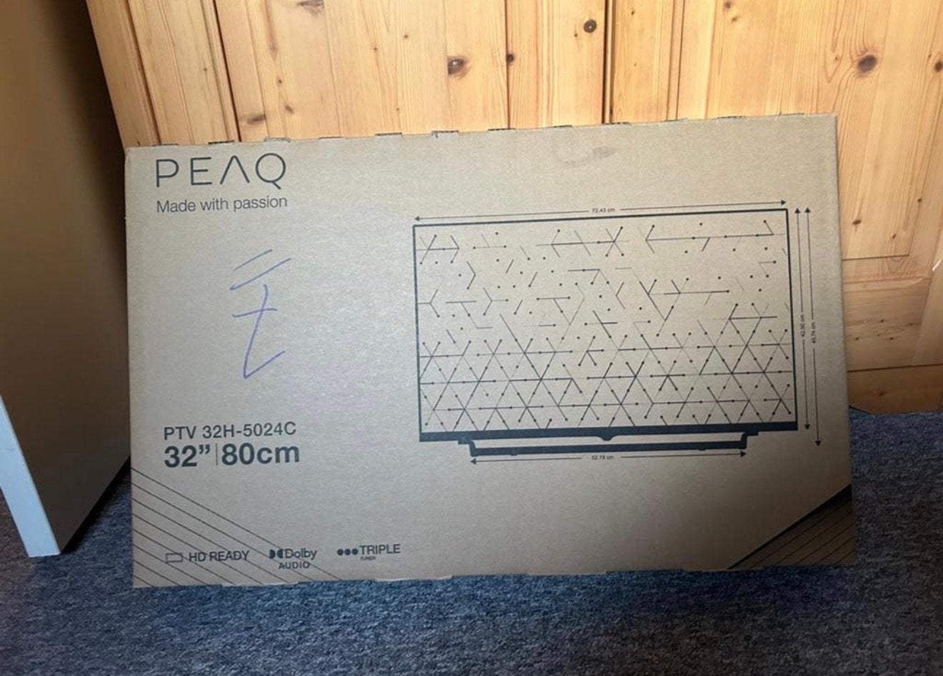 PEAQ PTV 32H-5024C 32" (80cm) HD Ready TV, Audio, Tv en Foto, Televisies, HD Ready (720p), Nieuw, 80 tot 100 cm, Ophalen