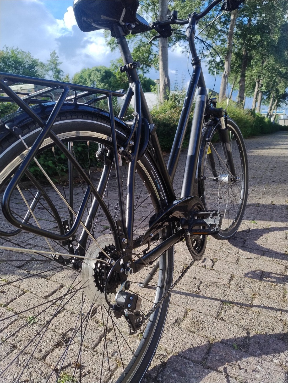 Damesfiets 60 cm in nieuwstaat!, 56 cm of meer, Zo goed als nieuw, Meer dan 20 versnellingen, Ophalen