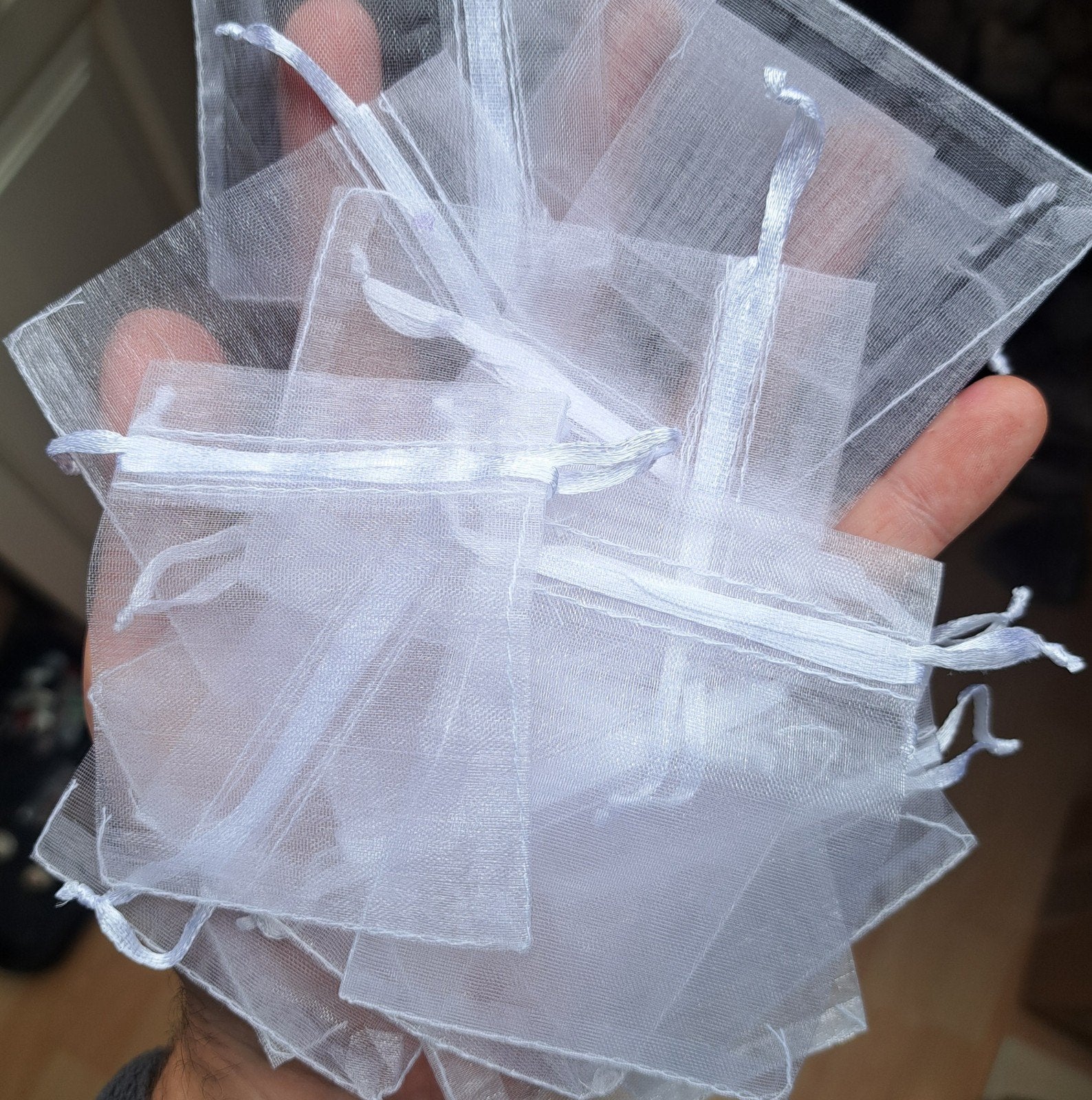 10x organza zakje 9x7 cm zakjes, Ophalen of Verzenden, Nieuw
