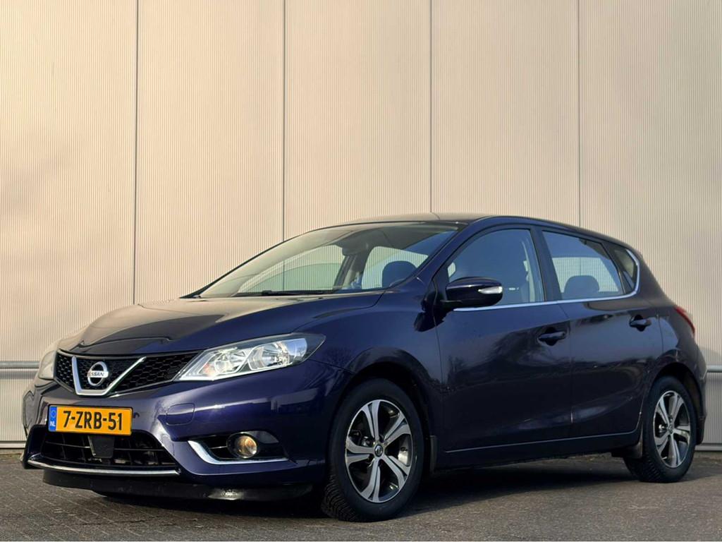2015 Nissan Pulsar automaat Personenauto, Auto's, Euro 5, Gebruikt, 4 cilinders, Blauw