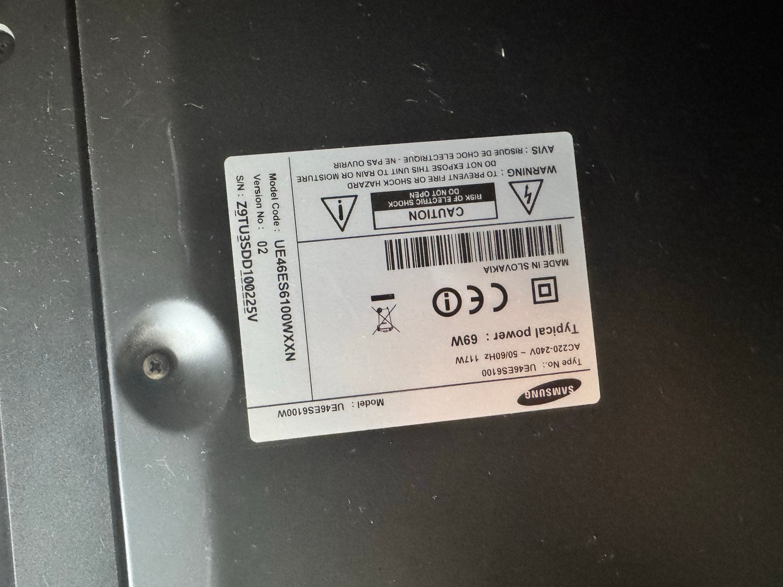 Samsung UE46ES6100 46 inch Full HD Smart LED TV, Ophalen, LED, 50 Hz, Zo goed als nieuw