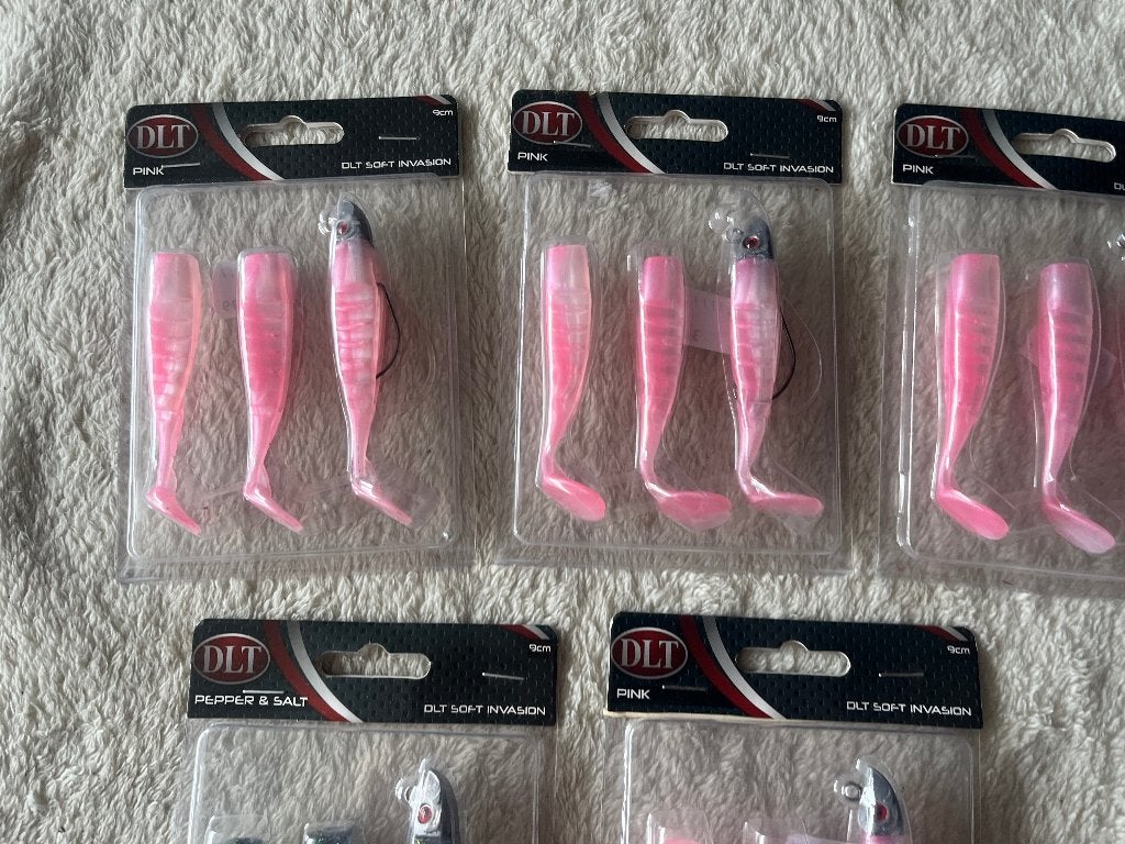 adv 488  / NIEUW mixset 5 blisters shads, Watersport en Boten, Hengelsport | Roofvissen, Ophalen of Verzenden, Nieuw, Overige typen