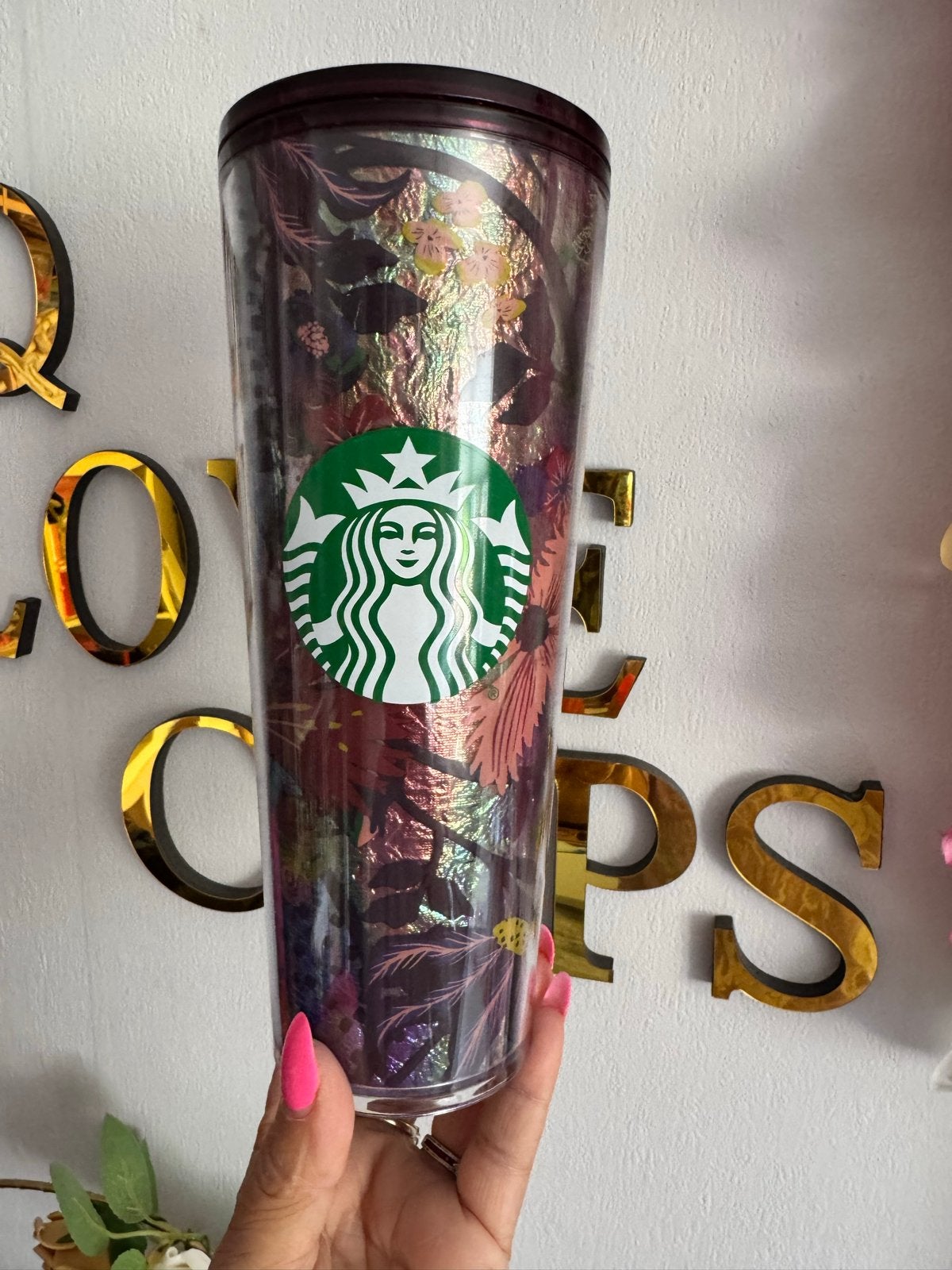 Starbucks Beker Large met Deksel en Rietje - Collectors Item, Ophalen of Verzenden, Nieuw