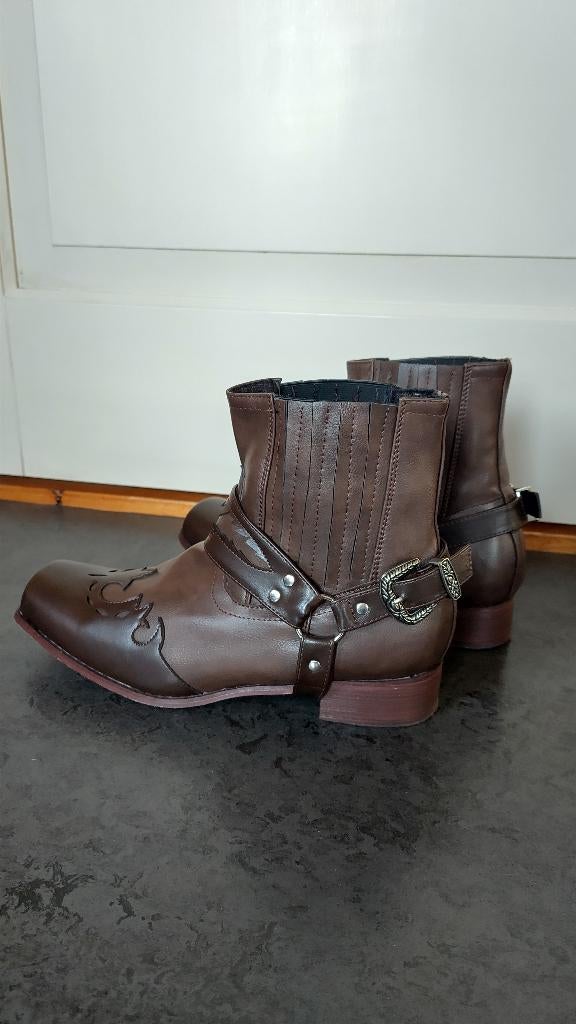 Western laarzen, boots ,cowboy, country, Bruin, Boots, Nieuw, Ophalen of Verzenden