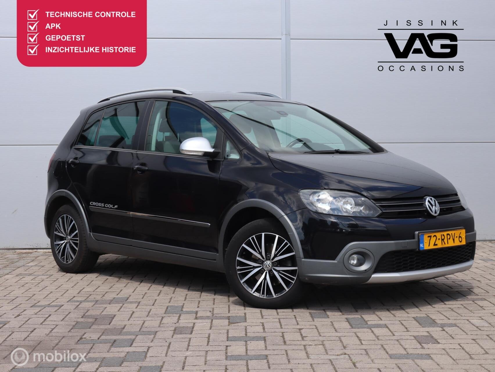 Volkswagen Golf Plus Cross 1.4 TSI Trekhaak Clima Cruise Nav, Auto's, Euro 5, Gebruikt, Zwart, 4 cilinders