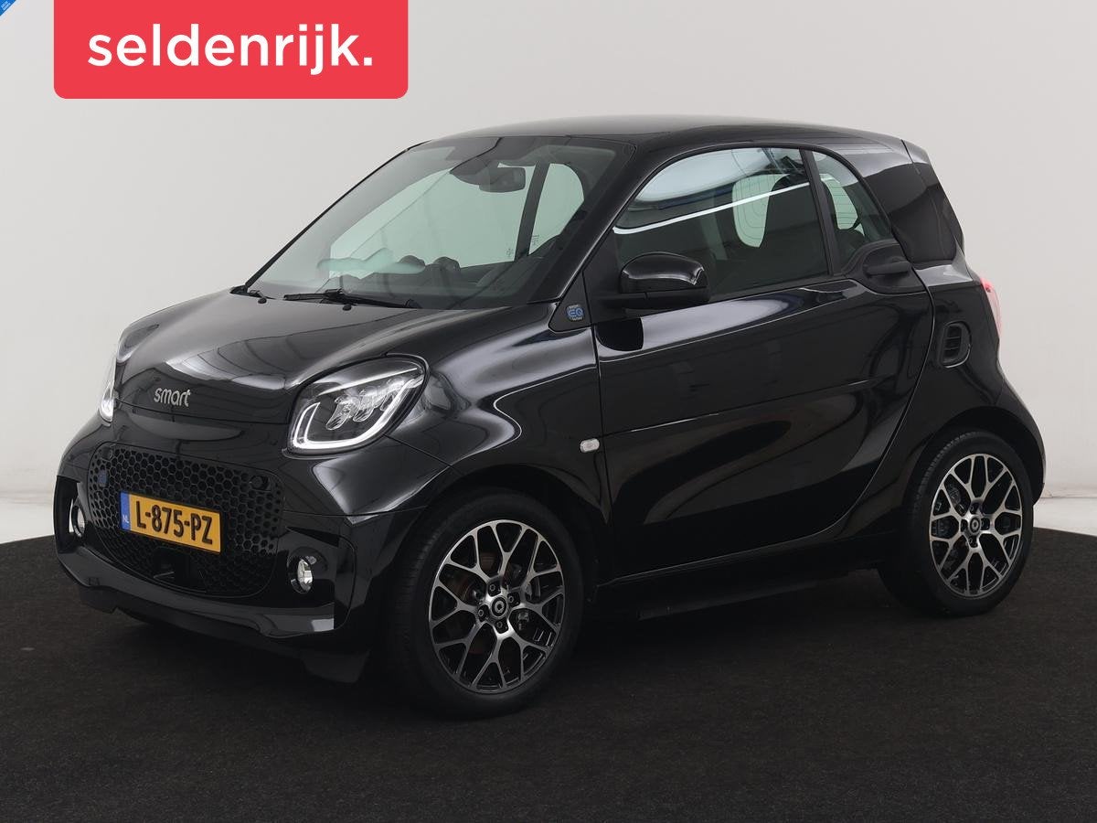 smart fortwo EQ Comfort PLUS 18 kWh | SOH 91.8% | Leder | Pa, Auto's, Smart, Automaat, Achterwielaandrijving, Zwart, Automatische klimaatregeling