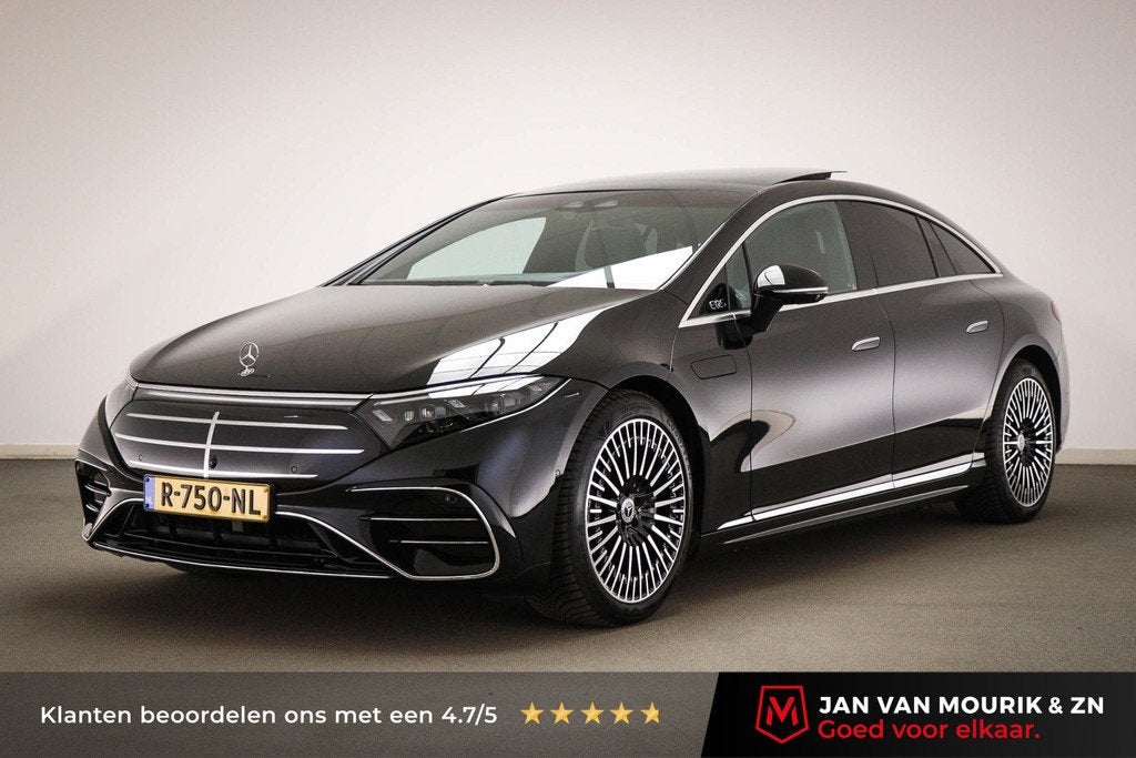 Mercedes-Benz EQS 580 4MATIC AMG Line 108 kWh | SOH 98% | PA, Auto's, Mercedes-Benz, Automaat, Parkeerassistent, Stof, Met garantie (alle)