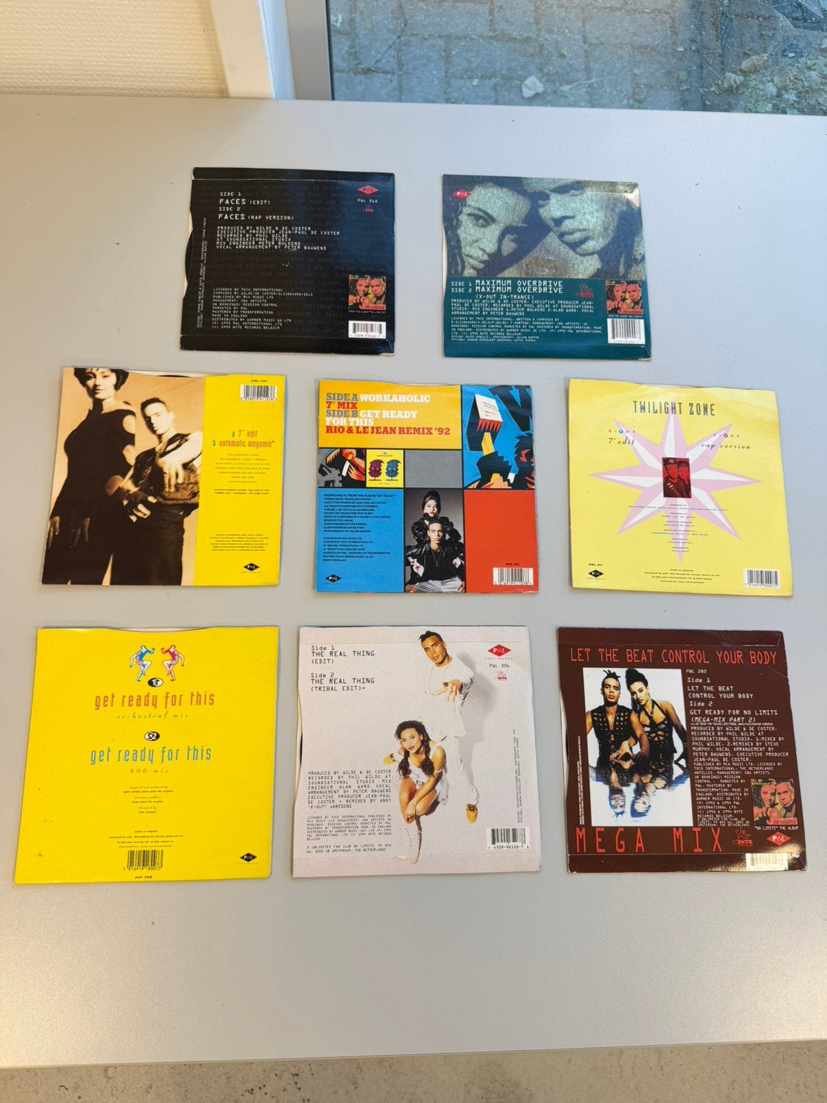 8x 2 Unlimited Vinyl Singles 7 Inch Jaren 90 In 1 Koop, Ophalen of Verzenden, Zo goed als nieuw, 7 inch, Dance en House