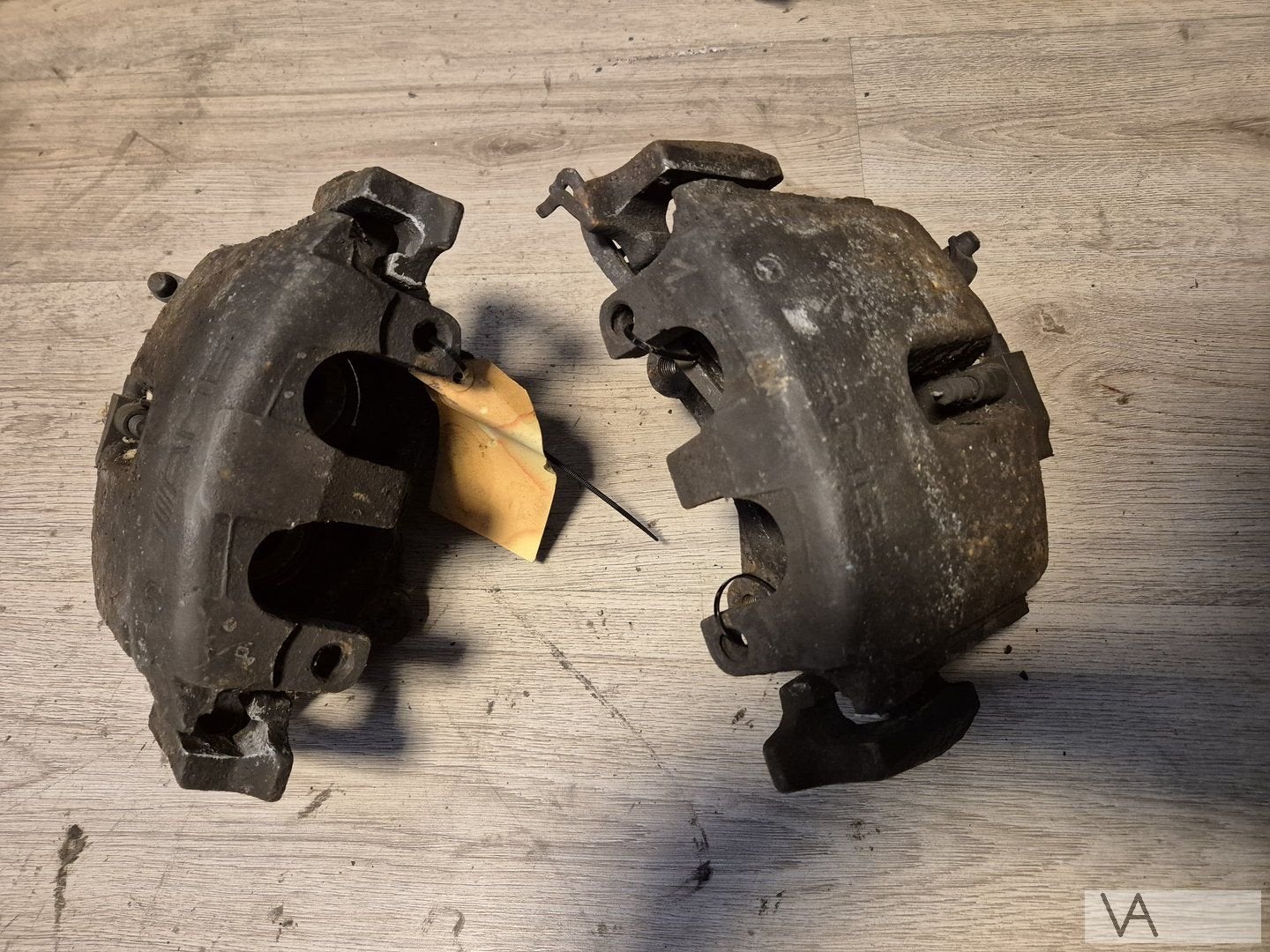 Mercedes oud W201 W202 W124 W210 remklauw set AMG origineel, Auto-onderdelen, Gebruikt, -, Ophalen of Verzenden, -