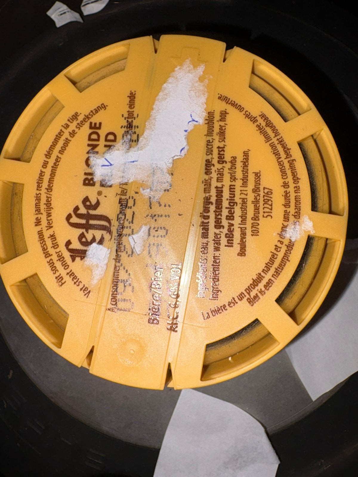 Leffe blond fust 20 L, Ophalen, Flesje(s), Overige merken