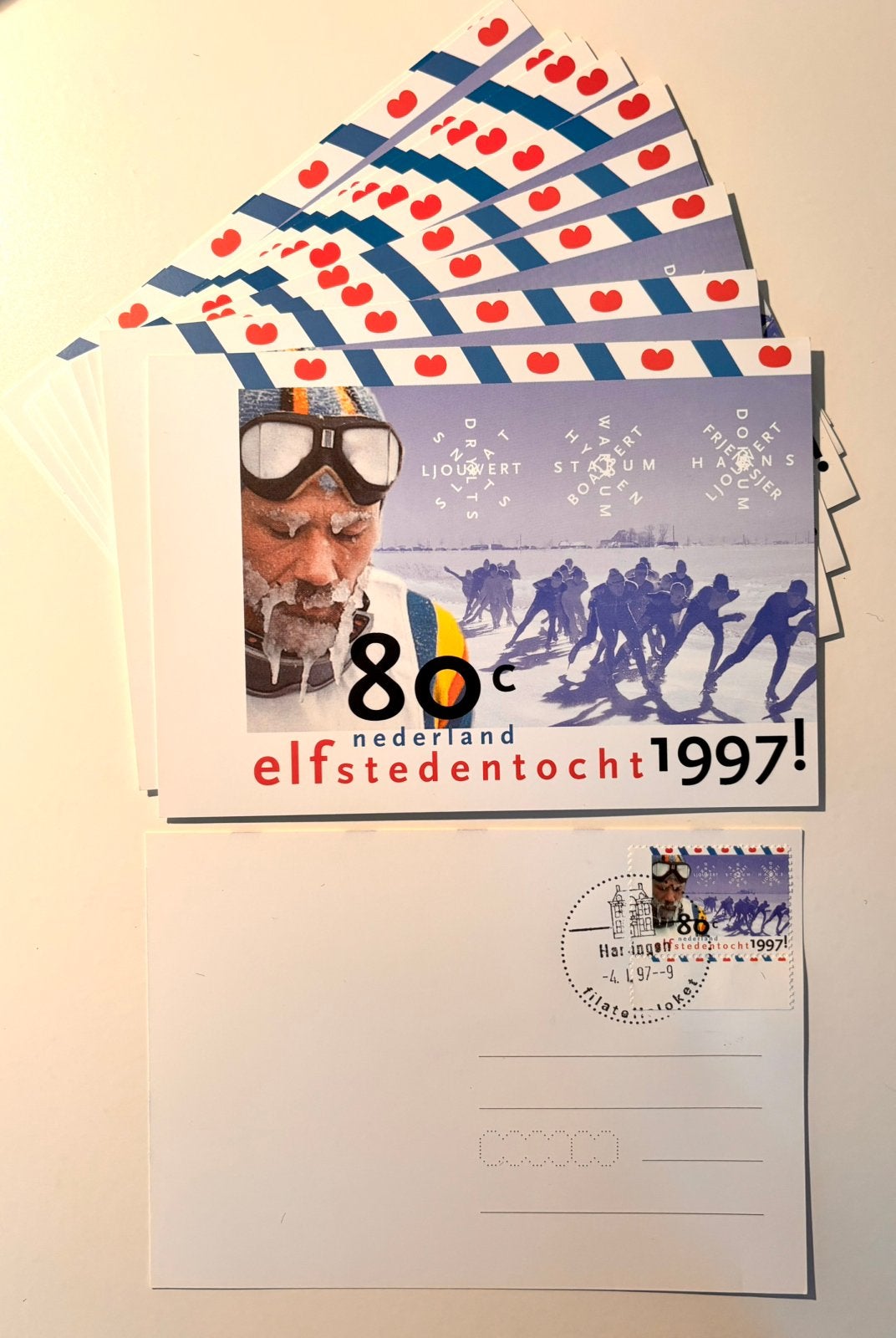 Elfstedentocht 1997 ansichtkaarten., Ophalen, Overige typen