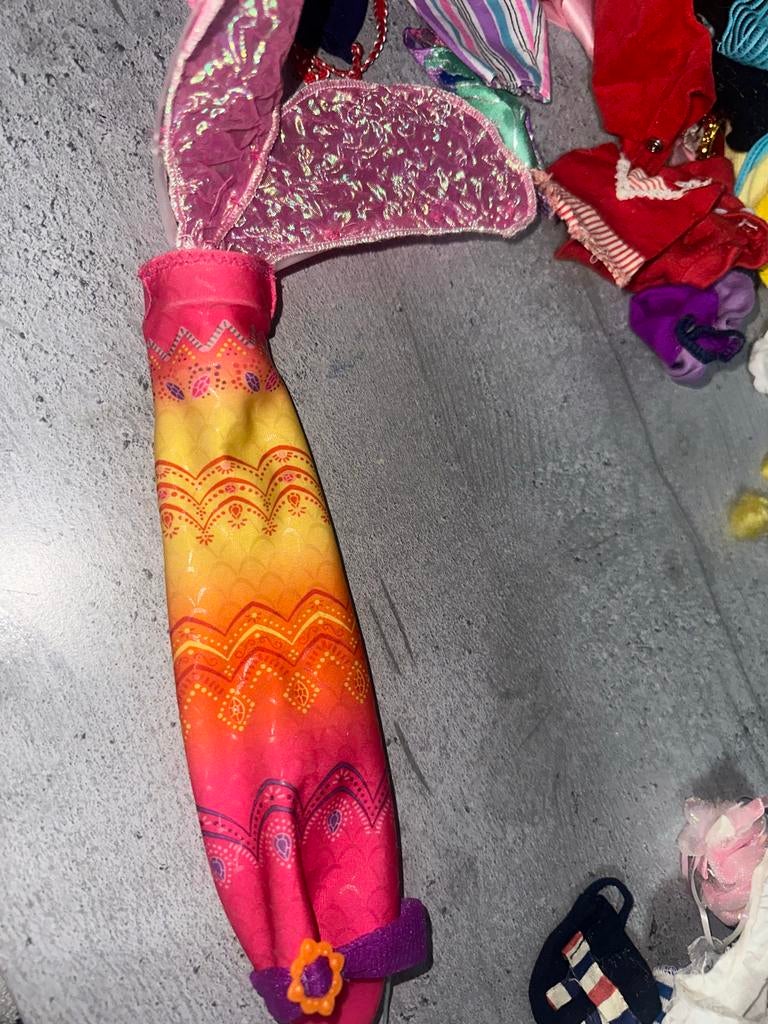 782 Vintage Barbie Zeemeermin Staart en Kleding, Ophalen of Verzenden, Zo goed als nieuw