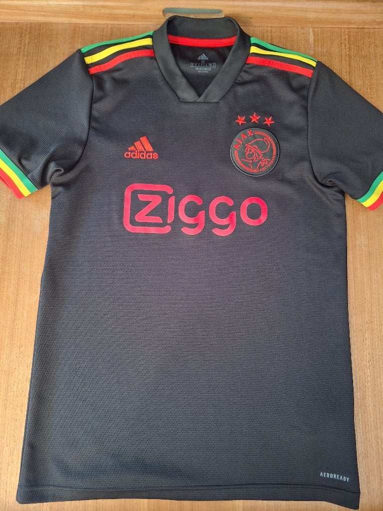 AFC Ajax 2021-22 derde shirt met broekje, Meerkleurig, Ophalen of Verzenden, Zo goed als nieuw, Adidas