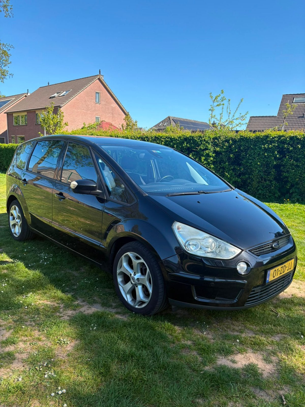 Ford S-Max 2.5 20V Turbo 162KW 2008 Zwart, Voorwielaandrijving, Stof, 7 stoelen, Handgeschakeld