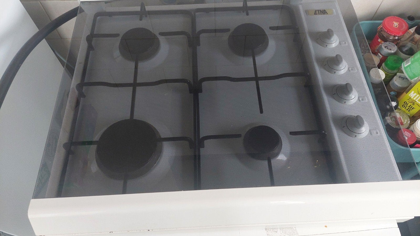 gasfornuis etna, Ophalen, Gebruikt, 4 kookzones, Gas