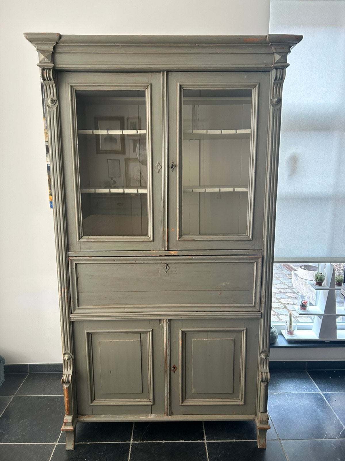Oude buffetkast, Ophalen, Gebruikt, 100 tot 150 cm, Eikenhout