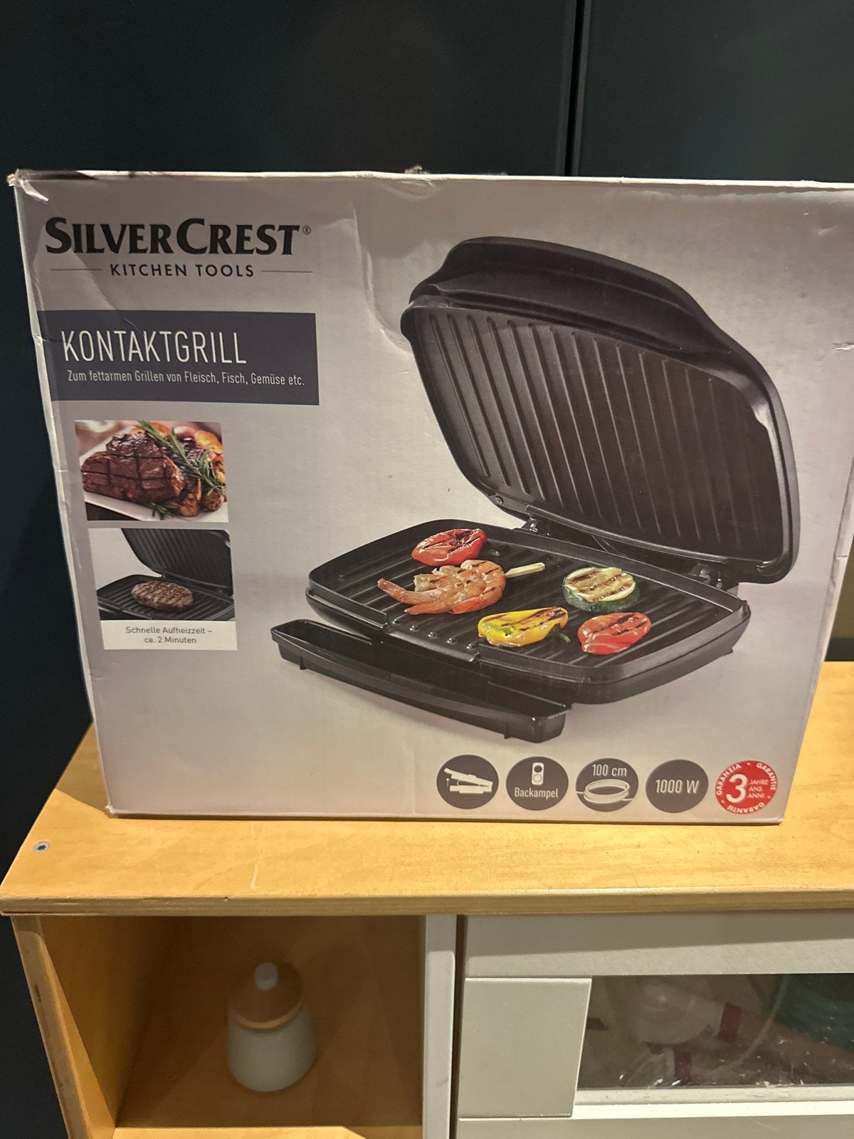 SilverCrest Contactgrill - Snel en Vetarm Grillen, Ophalen of Verzenden, Nieuw