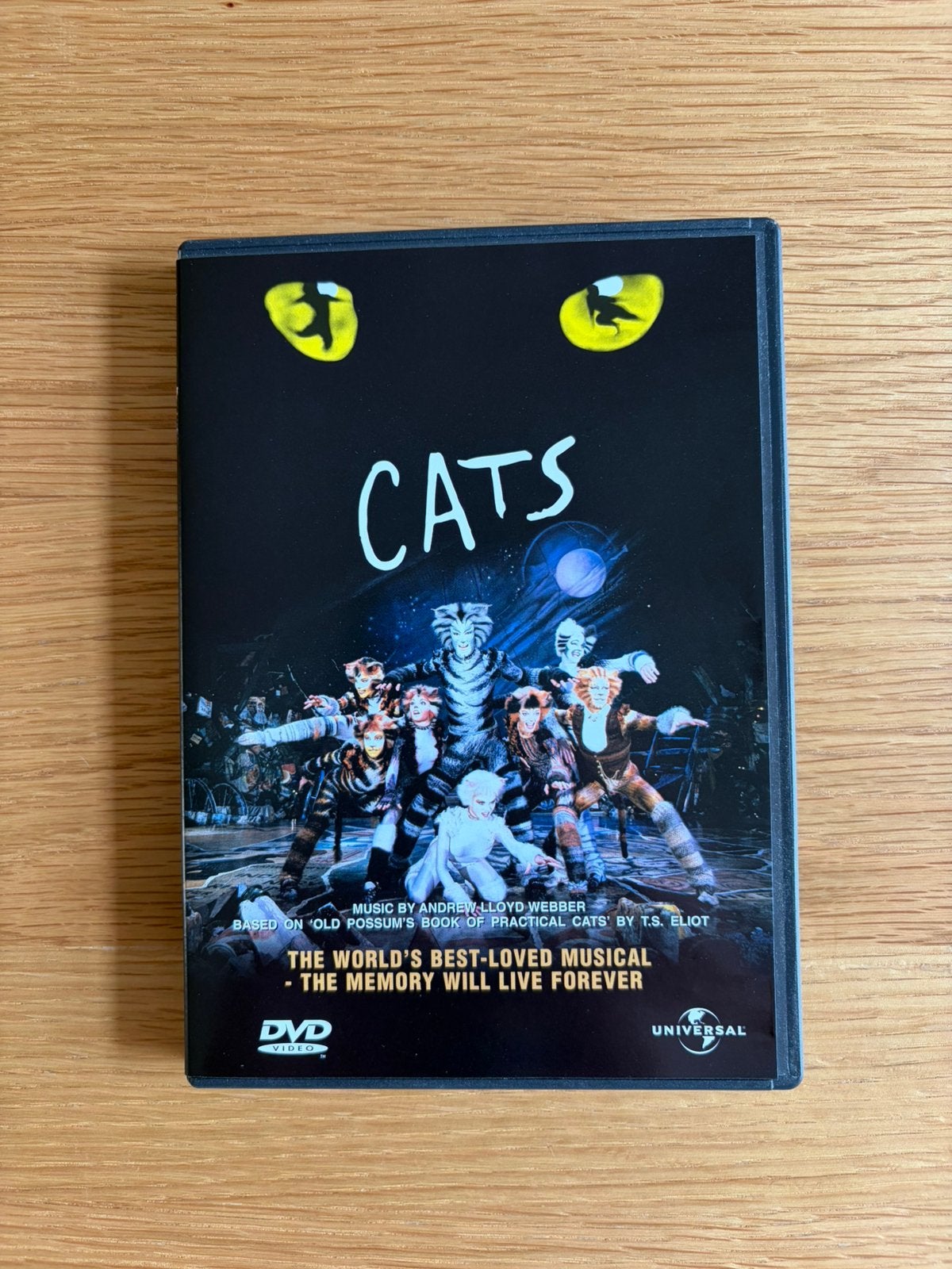 Cats volledige West End musical op dvd Engels, Alle leeftijden, Ophalen of Verzenden, Zo goed als nieuw