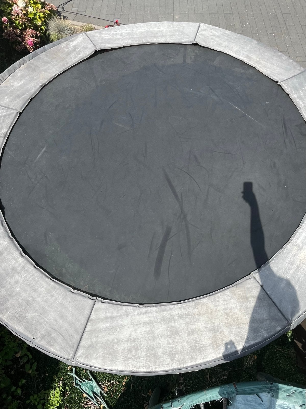 Gebruikte ronde trampoline, Ophalen, Gebruikt