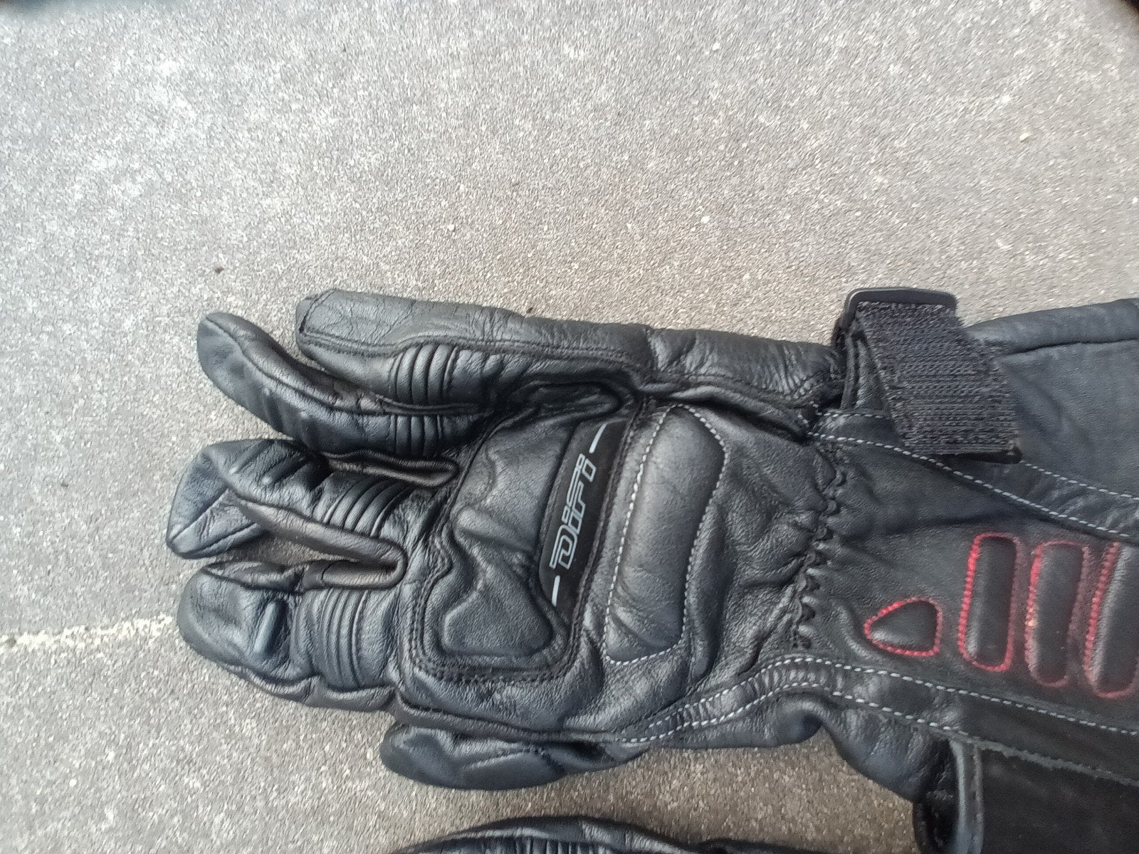 Difi Zwarte Motorhandschoenen, Motoren, Kleding | Motorkleding, Heren, Difi, Ophalen of Verzenden, Handschoenen