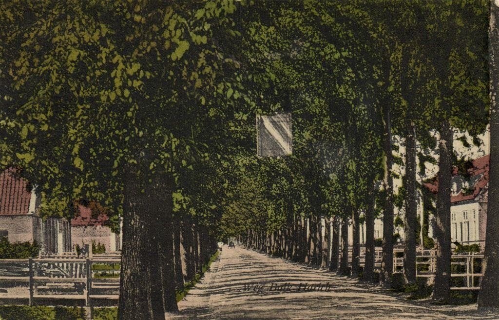 Weg Balk Harich - 1928 gelopen, Ophalen of Verzenden, 1920 tot 1940, Gelopen, Friesland