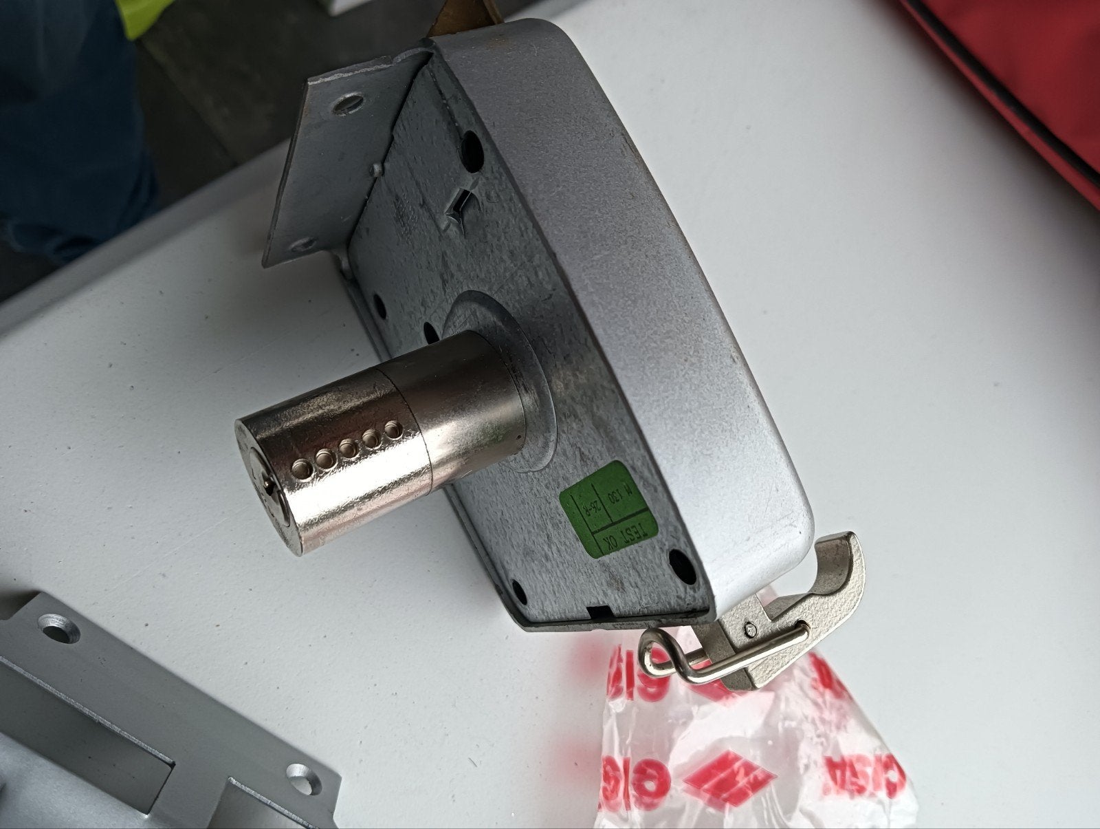 Links draaiend slot, Ophalen of Verzenden, Rvs, Slot