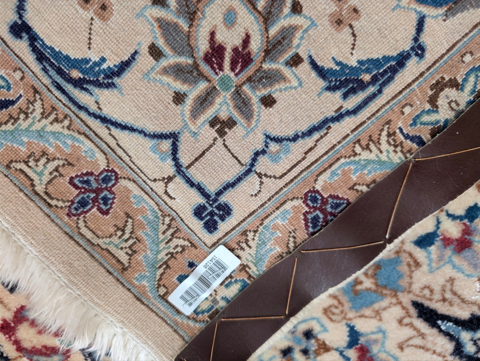 Perzisch tapijt Nain met zijde, Huis en Inrichting, Stoffering | Tapijten en Kleden, Ophalen of Verzenden, Rechthoekig, 200 cm of meer