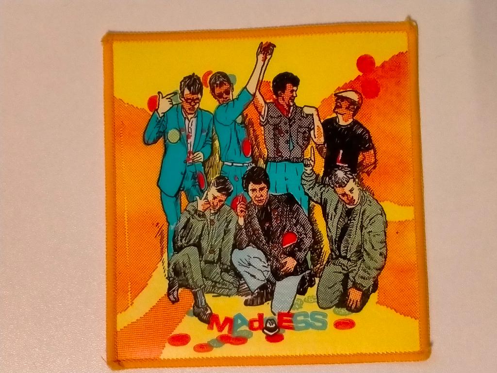 Madness ska muziek band patch embleem vintage RARE, Ophalen of Verzenden, Nieuw, Kleding