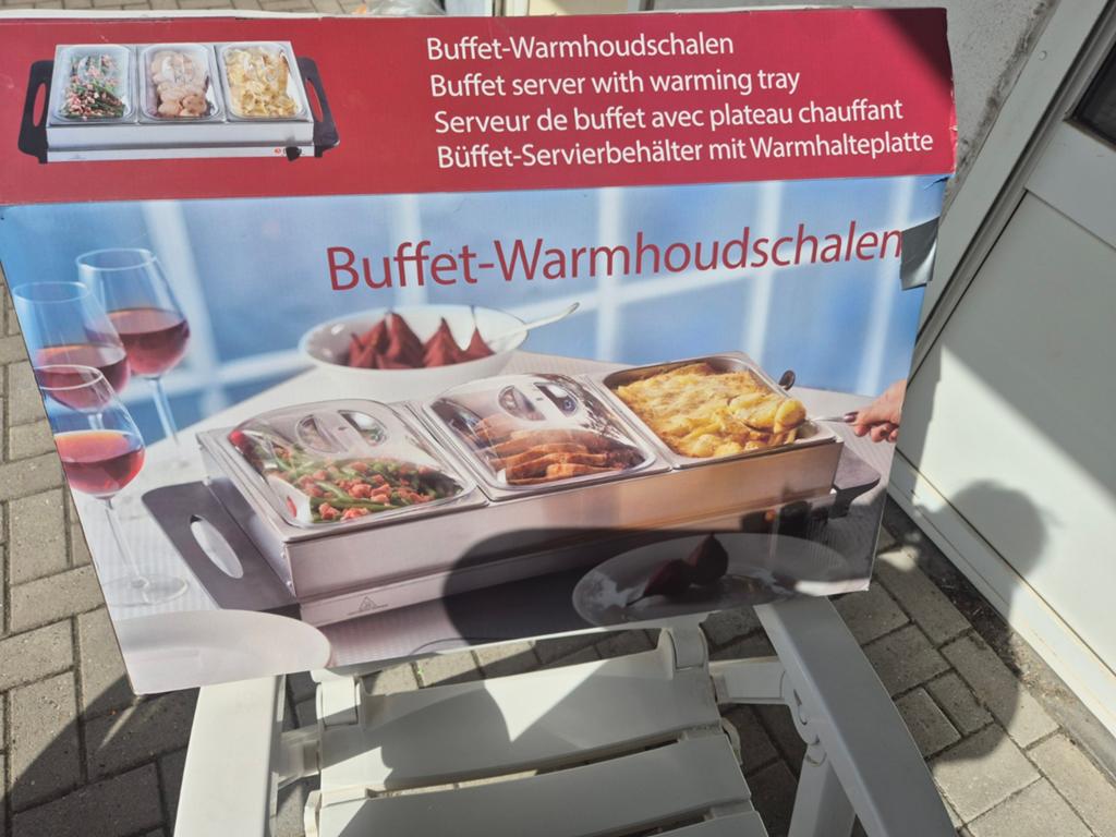 Buffet Warmhoudschalen - Ideaal voor feesten en evenementen, Ophalen of Verzenden, Nieuw