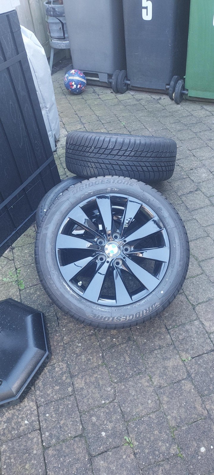 bmw 17 inch winter banden met TPMS sensoren, Ophalen, Gebruikt, Velg(en), 17 inch