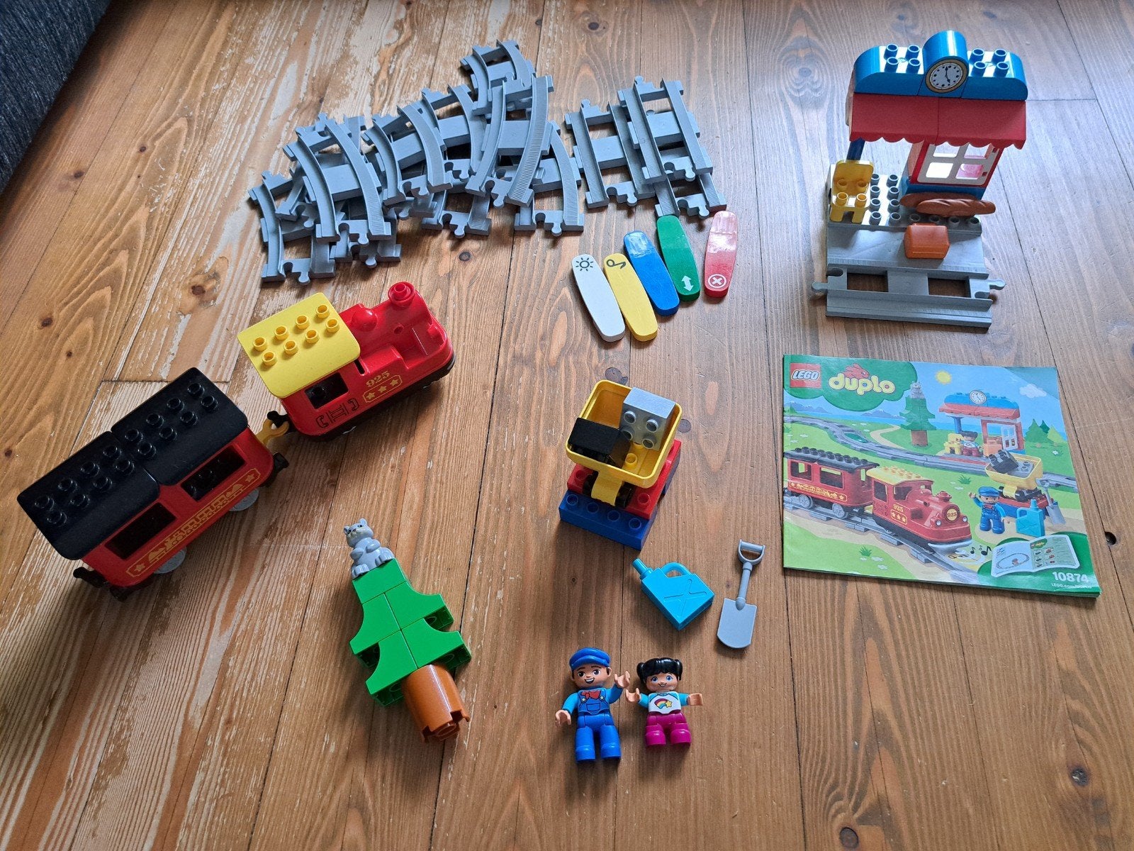 Lego Duplo Stoomtrein 10874, Overige thema's, Lego, Ophalen of Verzenden, Complete set
