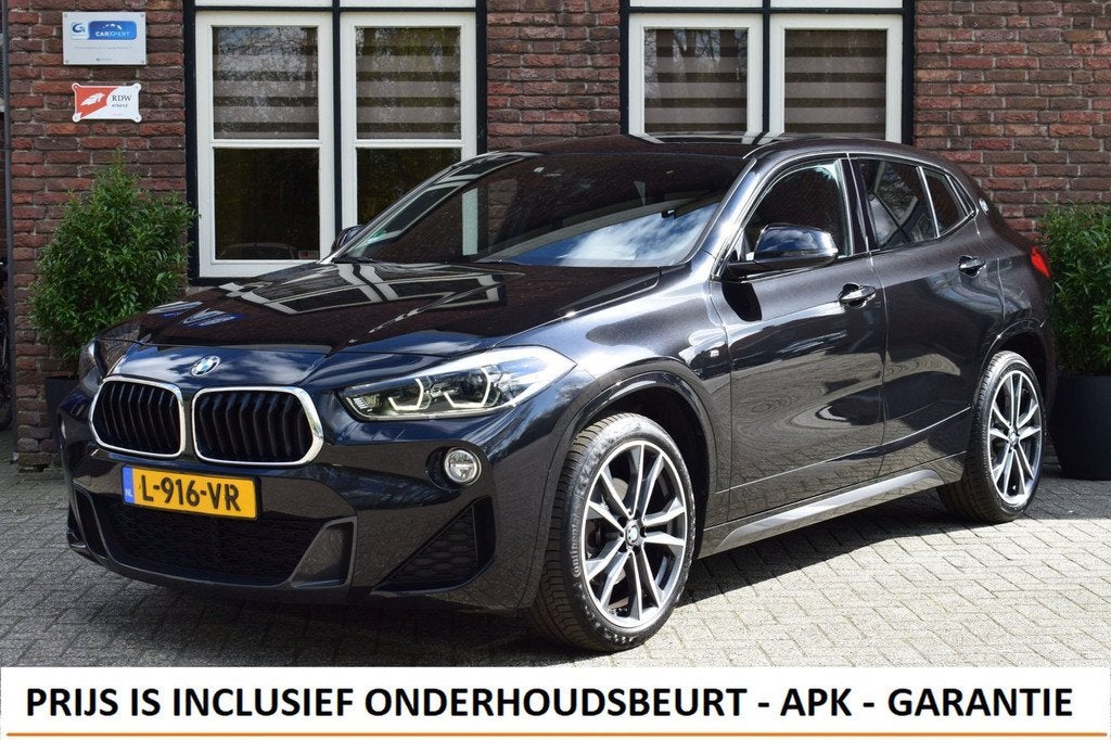 BMW X2 1.8i sDrive Aut. M Pakket M Sport Lefhebber Edition, Auto's, BMW, X2, Gebruikt, Met garantie (alle), Zwart